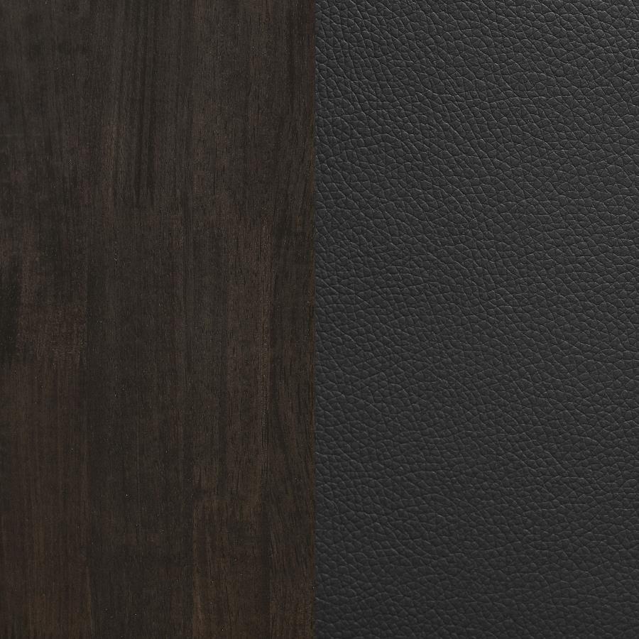 Prentiss Upholstered Counter Chair Cappuccino (Set of 2)