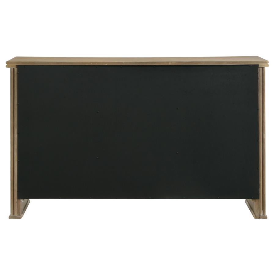 Adina 3-door 59-inch Sideboard Server Distressed Light Brown