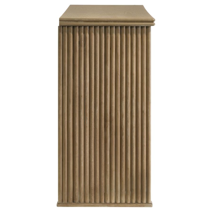Adina 3-door 59-inch Sideboard Server Distressed Light Brown