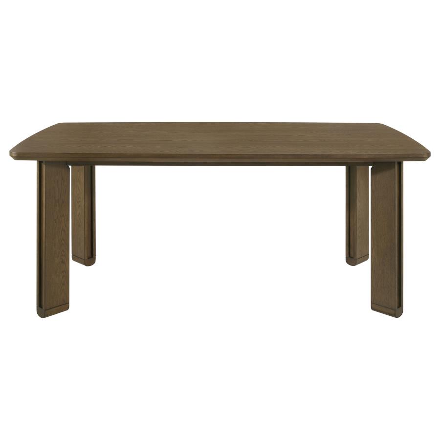 Ottowa 7-piece Rectangular Wood Dining Room Table Set Brown