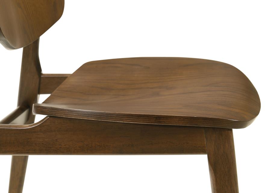 Franklin 5-piece 54-inch Round Dining Table Set Dark Brown