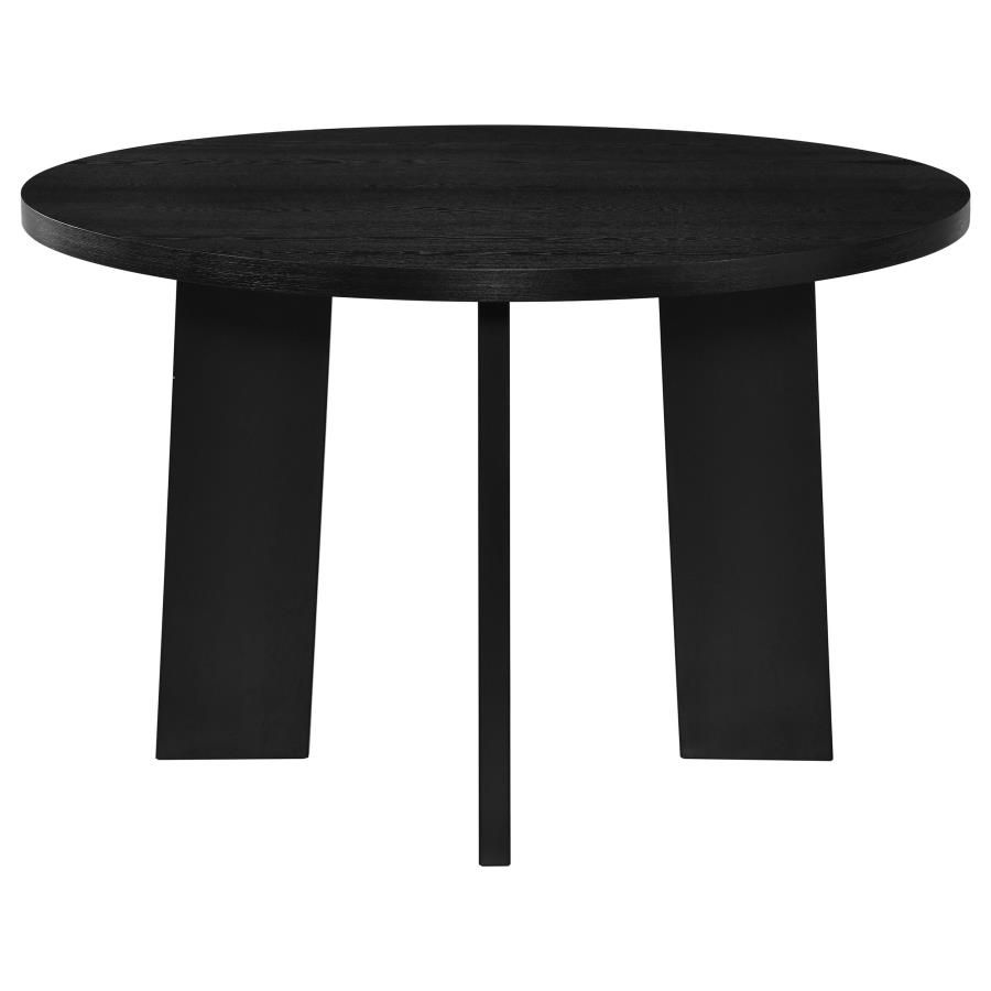 Strouse 5-piece Dining Set Wheat and Black