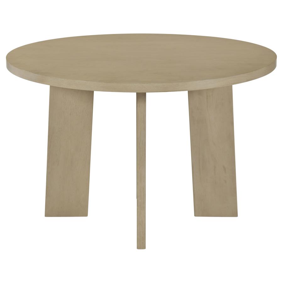 Strouse 5-piece Dining Set Grey and Natural Oak