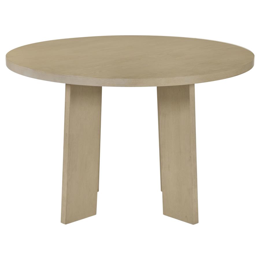 Strouse 5-piece Dining Set Grey and Natural Oak