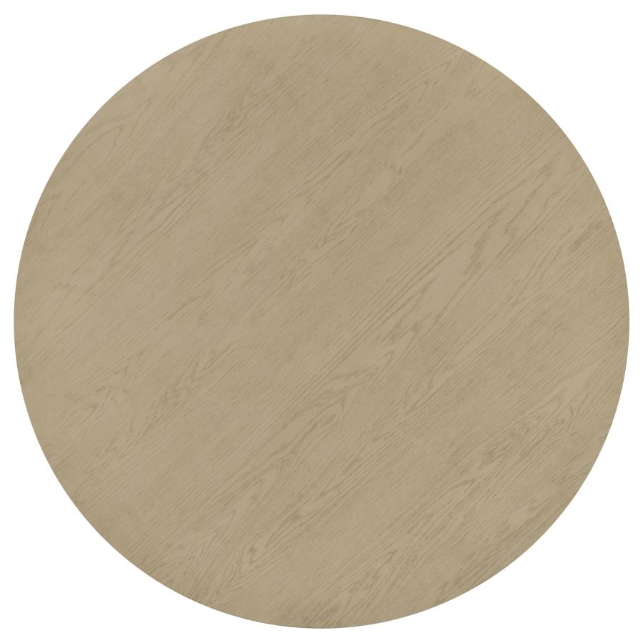 Strouse 5-piece Dining Set Grey and Natural Oak