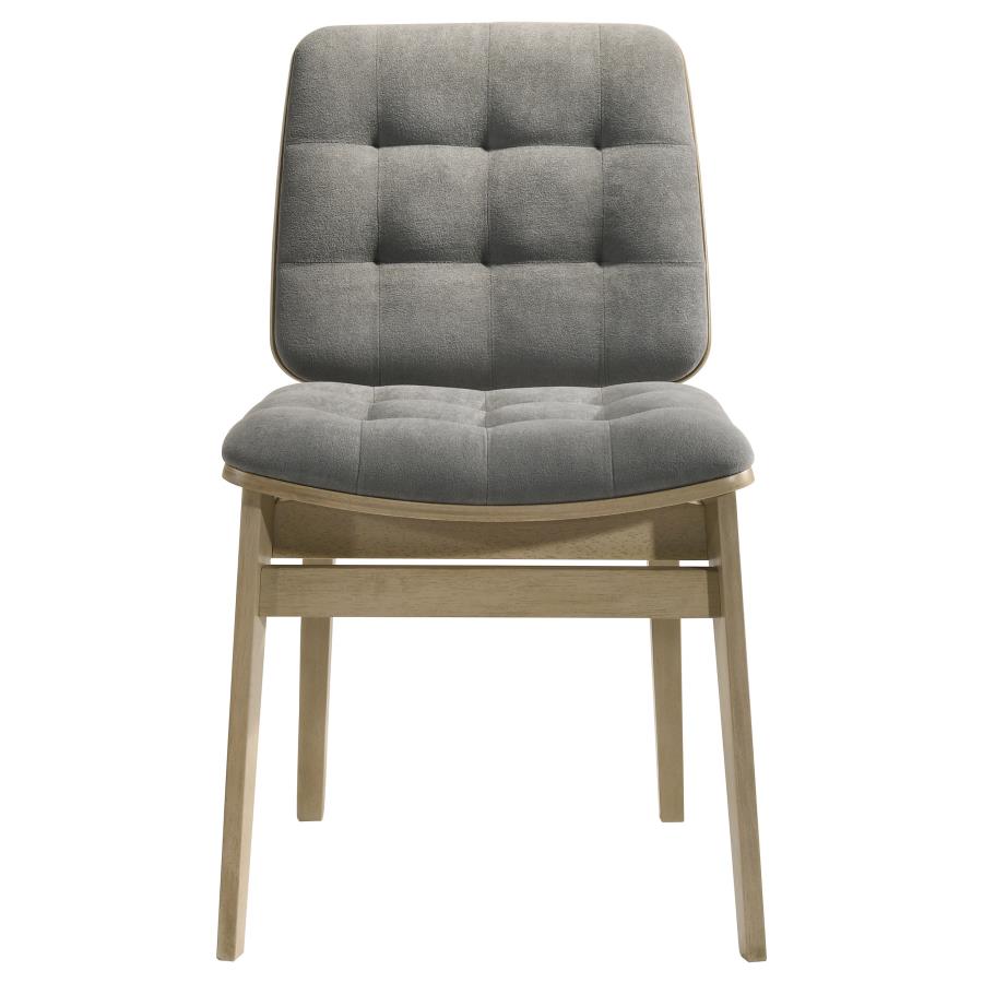 Strouse 5-piece Dining Set Grey and Natural Oak