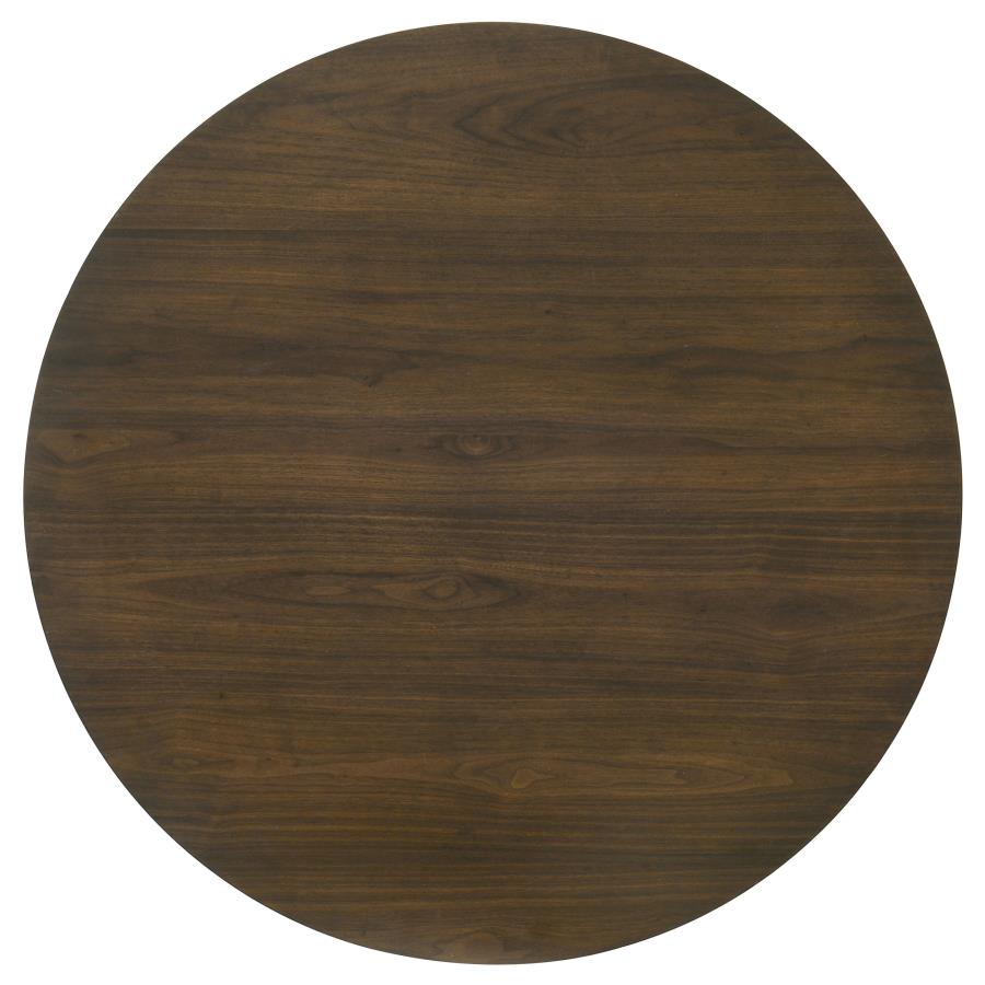 Strouse 5-piece Dining Set Black and Walnut