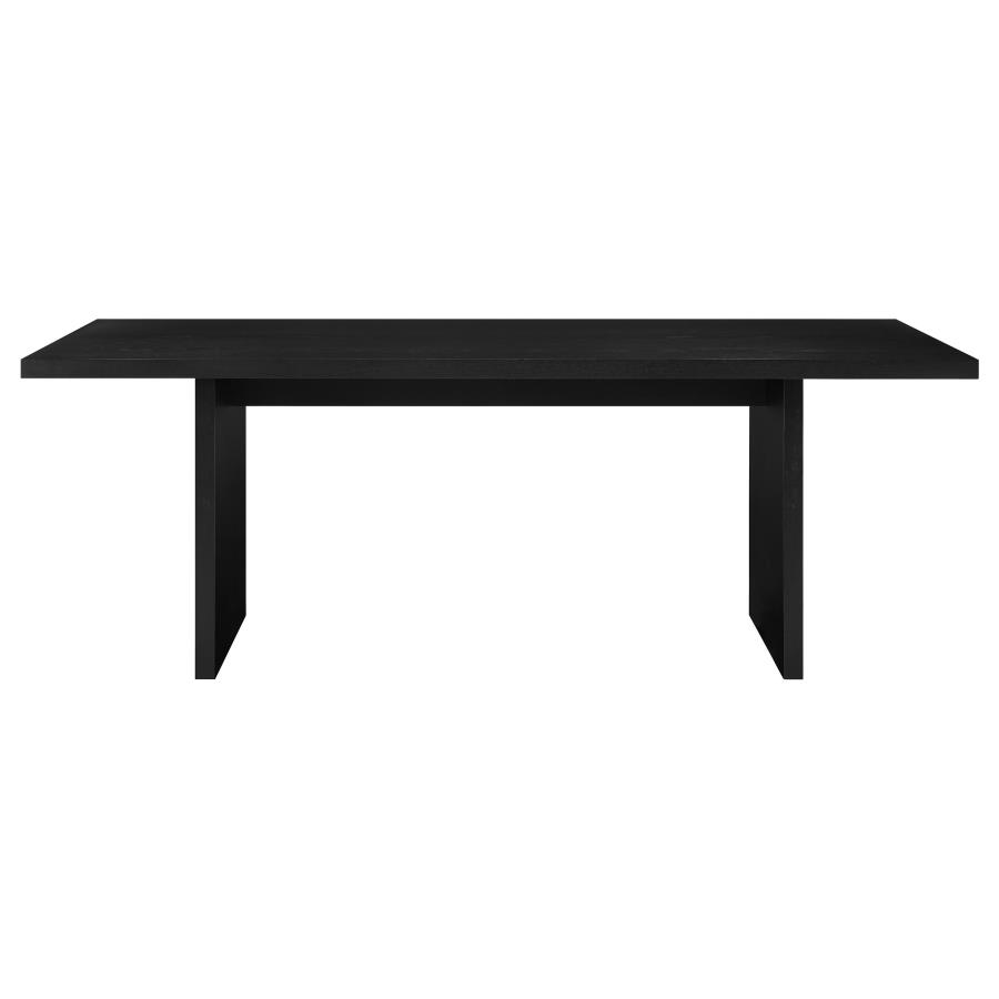 Decker 7-piece 82-inch Rectangular Dining Set Grey and Black