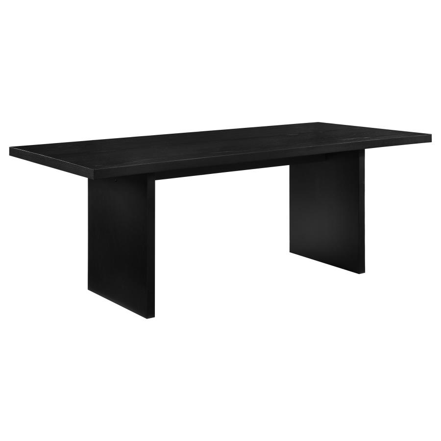 (image for) Decker 7-piece 82-inch Rectangular Dining Set Black