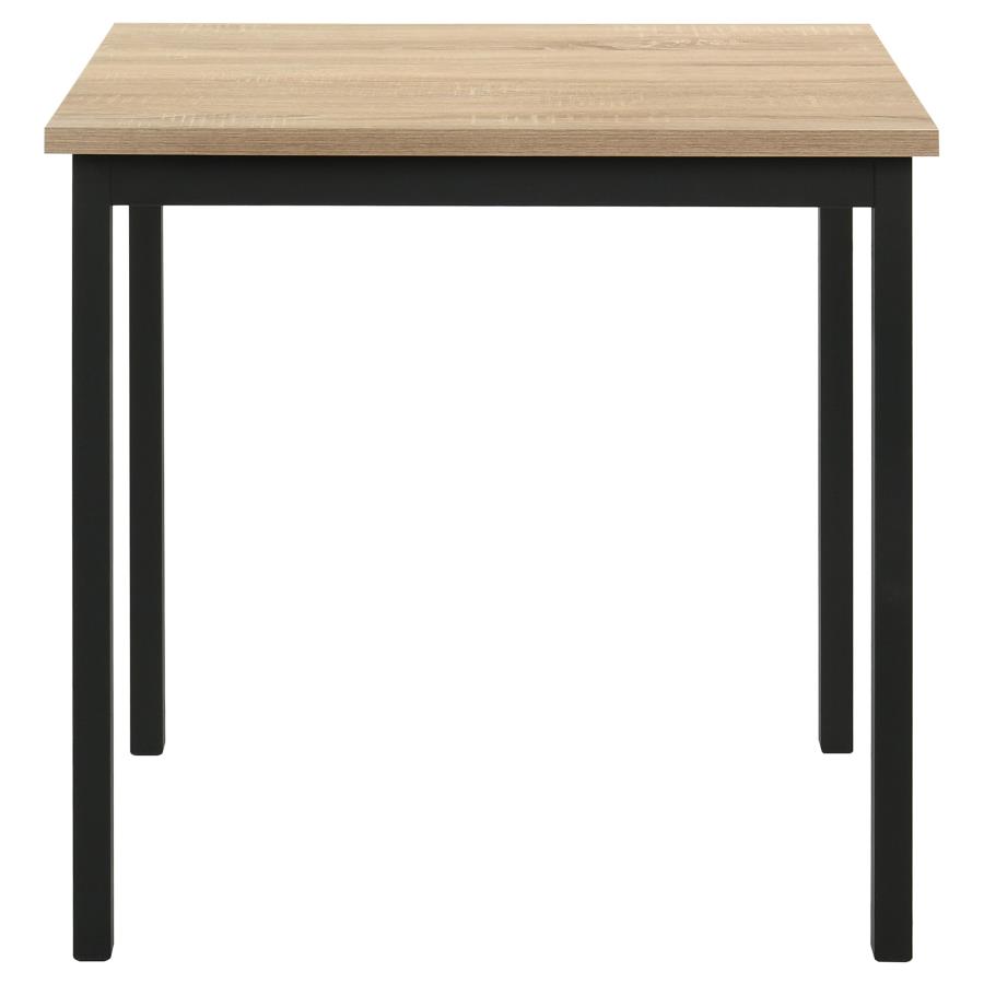Garza Space Saving Rectangular Dining Table Greige Oak