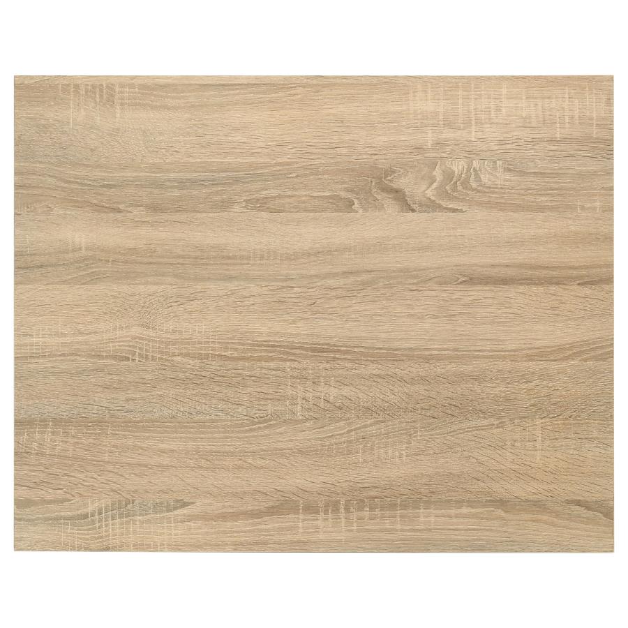 Garza Space Saving Rectangular Dining Table Greige Oak