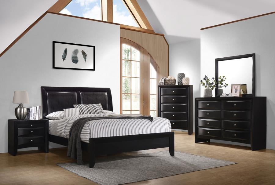 Modal Additional Images for Briana 2-drawer Nightstand Black
