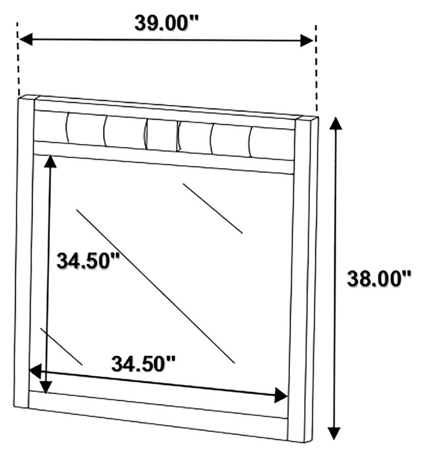 Modal Additional Images for Carlton 4-piece Eastern King Bedroom Set Cappuccino