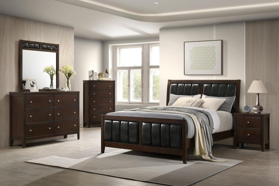Modal Additional Images for Carlton 5-drawer Bedroom Chest Cappuccino
