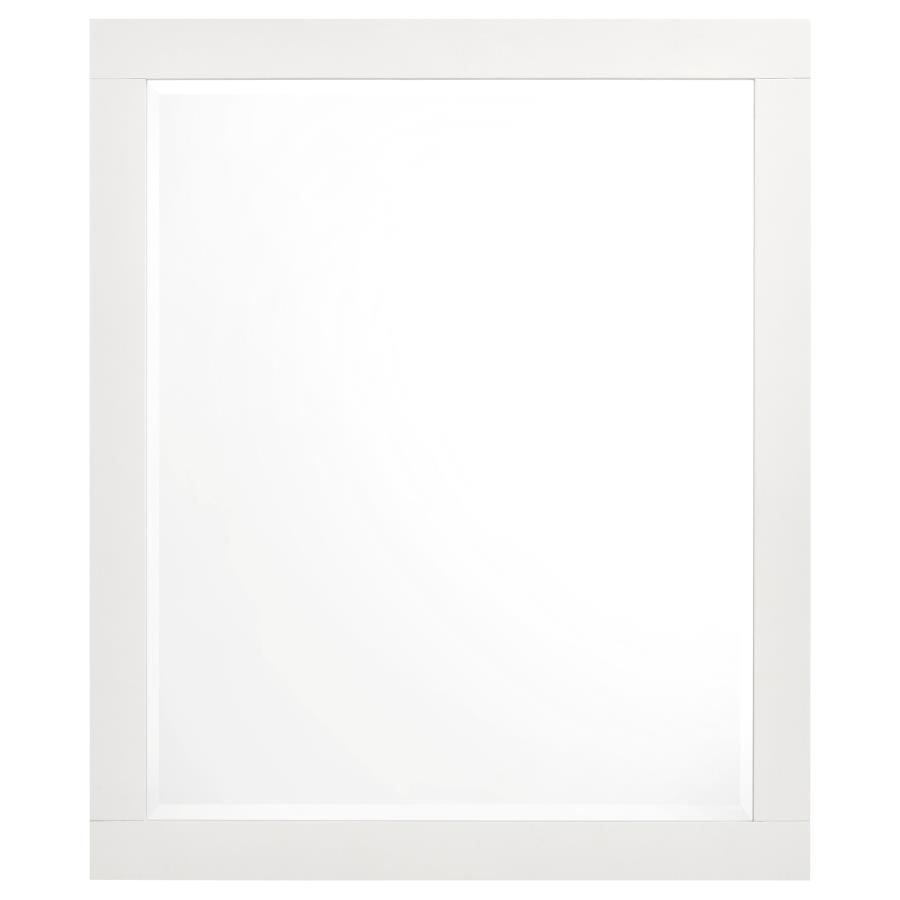 Jessica 5-piece Queen LED Bedroom Set Cream White