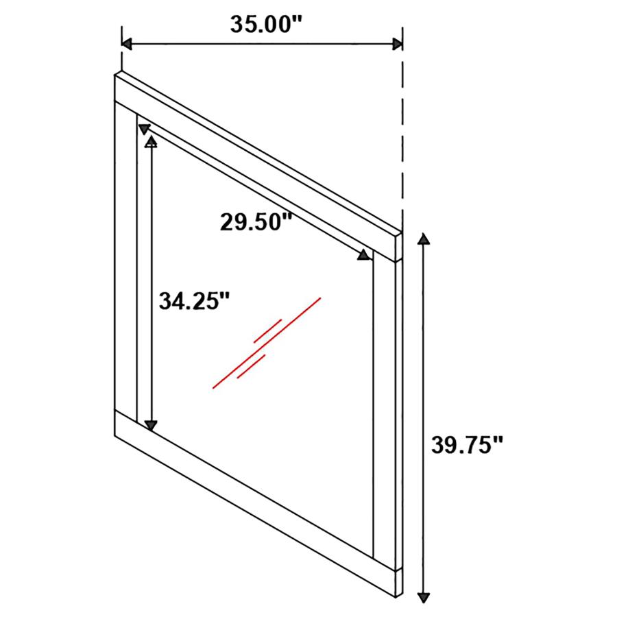 Modal Additional Images for Jessica 5-piece Queen LED Bedroom Set Cream White
