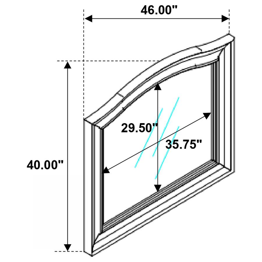 Modal Additional Images for Bling Game 4-piece Queen Bedroom Set Metallic Platinum