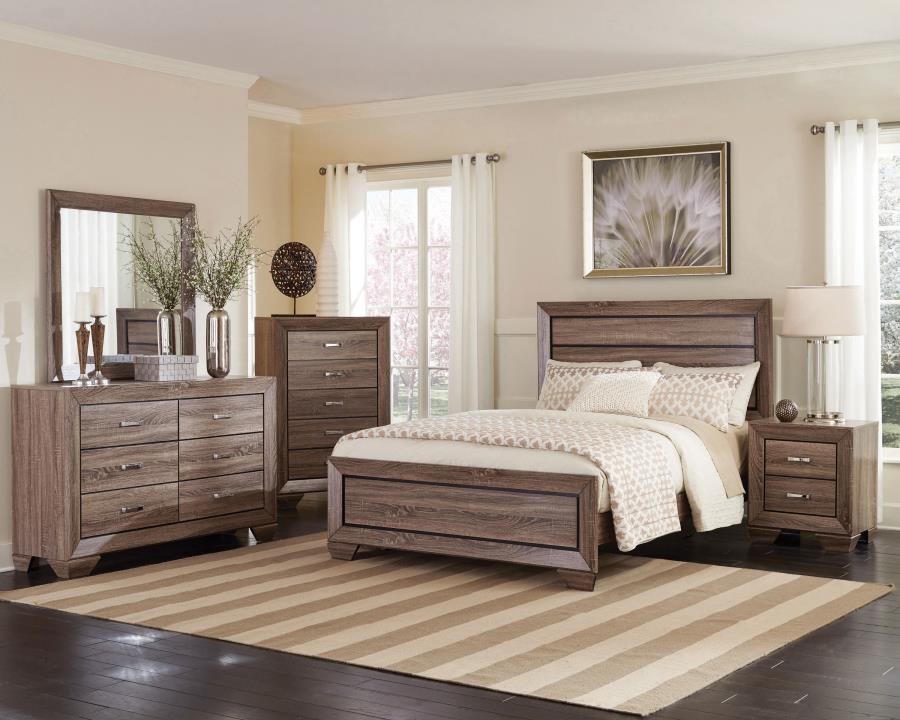 Modal Additional Images for Kauffman 5-drawer Bedroom Chest Washed Taupe