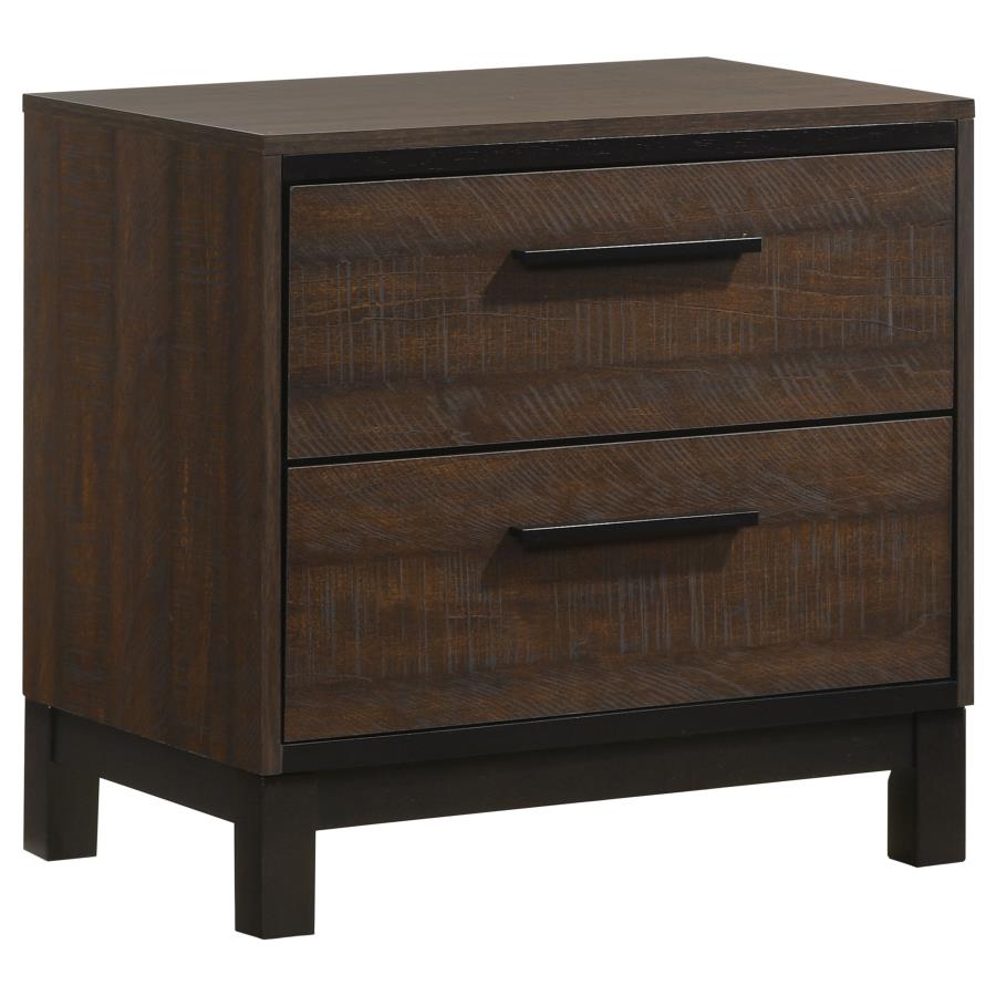 Edmonton 4-piece Queen Bedroom Set Rustic Tobacco