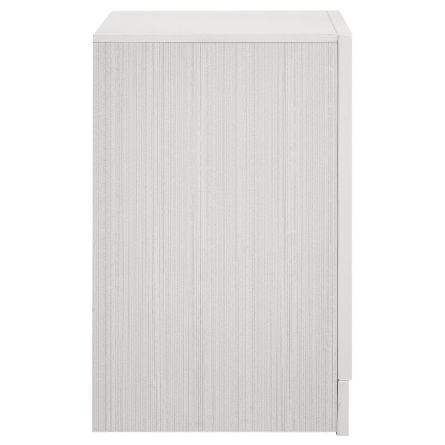 Miranda 3-drawer Nightstand Bedside Table White