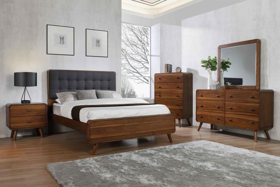Modal Additional Images for Robyn Wood Full Platform Bed Dark Walnut