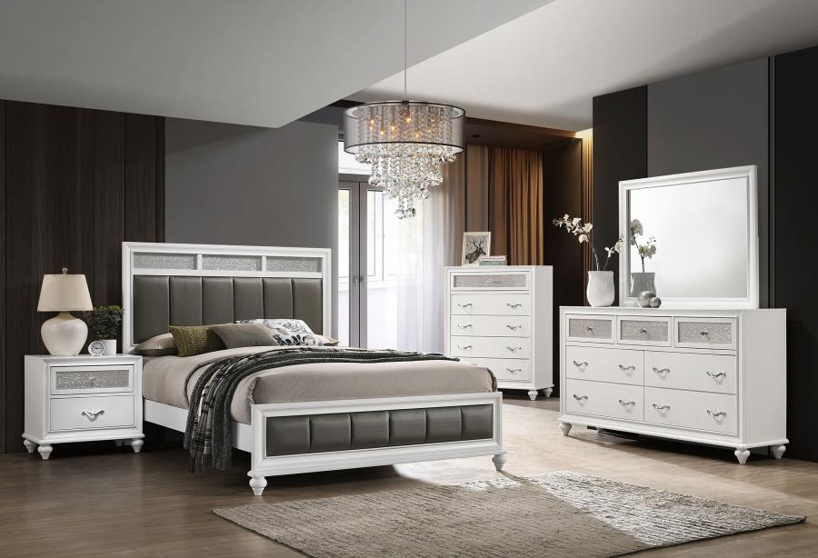 Modal Additional Images for Barzini 2-drawer Nightstand White