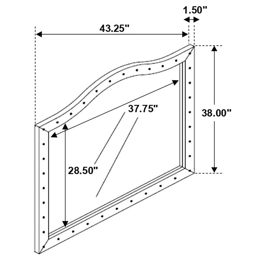 Modal Additional Images for Deanna 4-piece Queen Bedroom Set Black