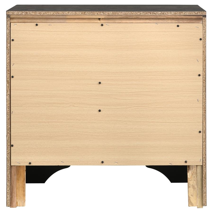 Miranda 3-drawer Nightstand Bedside Table Black