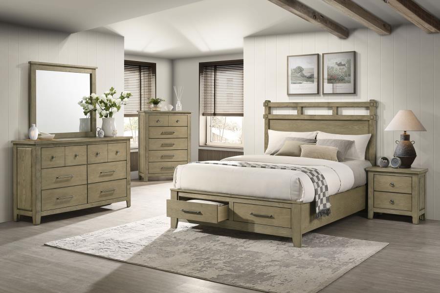 Modal Additional Images for Hazlewood 5-drawer Bedroom Chest of Drawers Vineyard Oak
