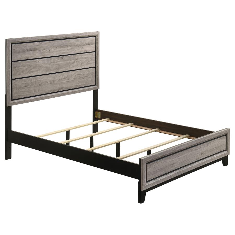 Watson Five-piece Full Bedroom Set Light Taupe