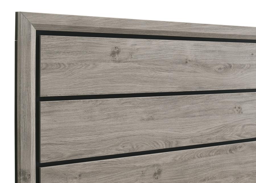 Watson Wood Eastern King Panel Bed Light Taupe