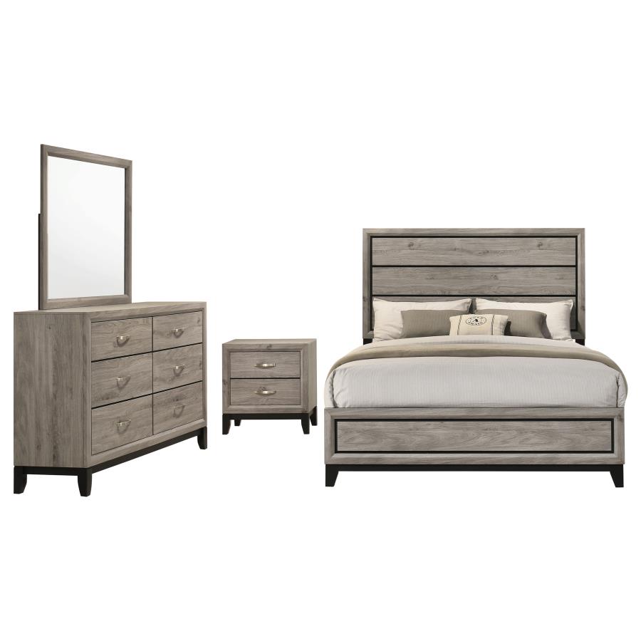 Watson Four-piece California King Bedroom Set Light Taupe