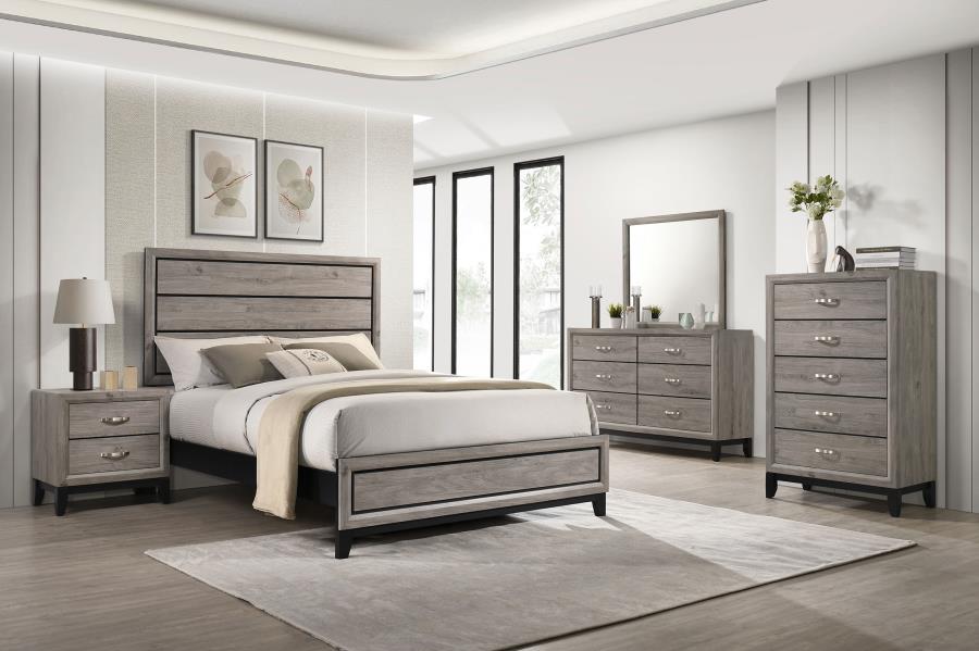 Modal Additional Images for Watson 5-drawer Bedroom Chest of Drawers Light Taupe
