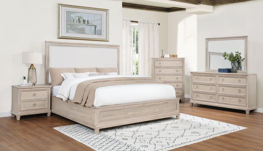 Modal Additional Images for Pembroke 66-inch California King Panel Bed Washed Oak