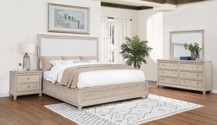 (image for) Pembroke 4-piece Queen Bedroom Set Washed Oak