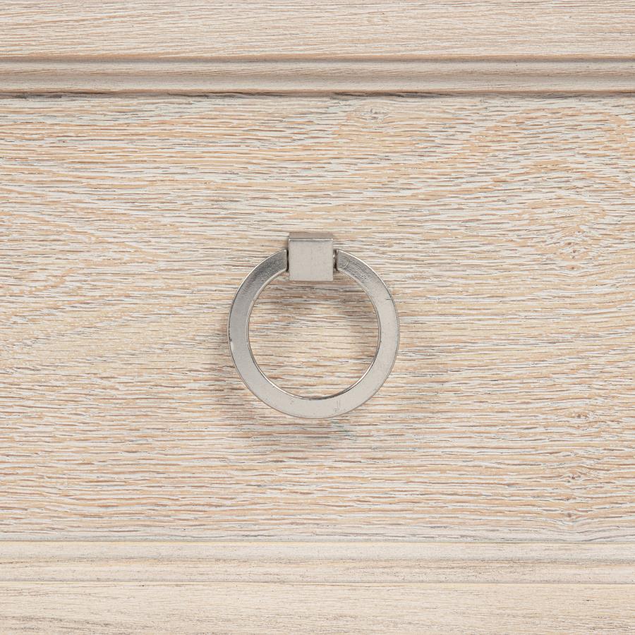 Pembroke 6-drawer Bedroom Dresser with Mirror Washed Oak