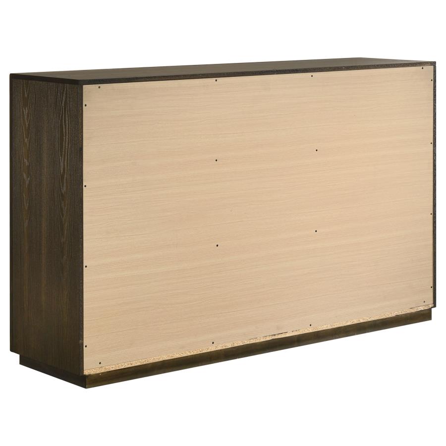 Atlas 4-piece California King Bedroom Set Dark Oak