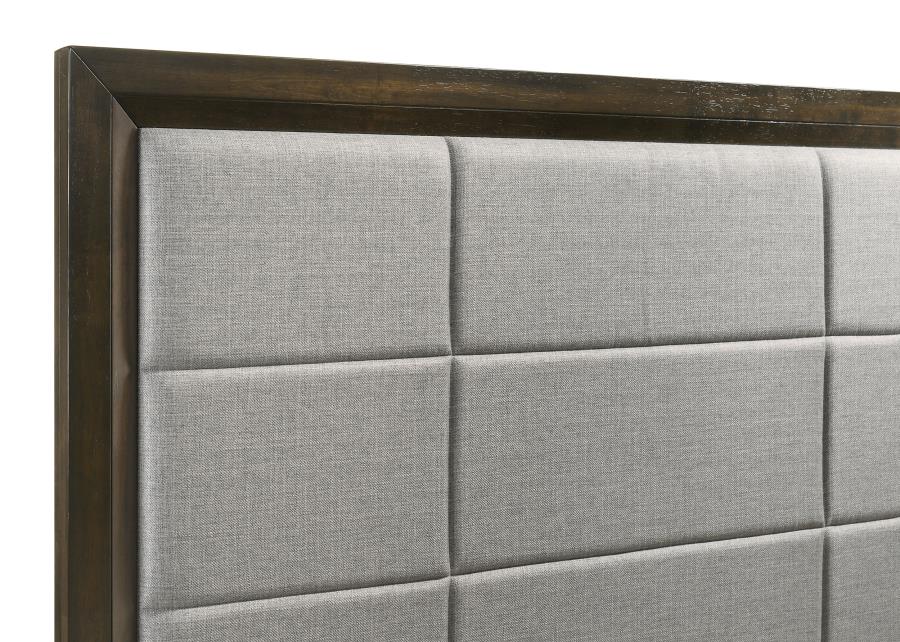 Atlas 4-piece California King Bedroom Set Dark Oak