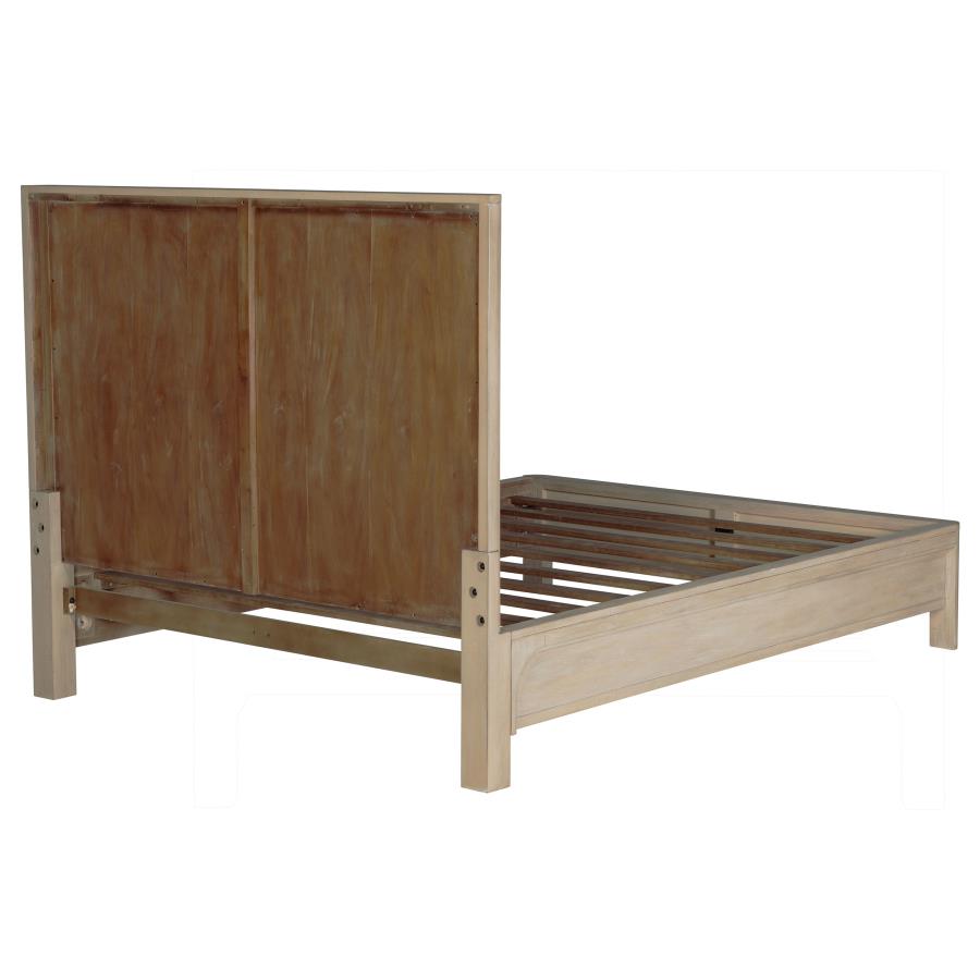 Solano 56-inch Queen Panel Bed Weathered Mango