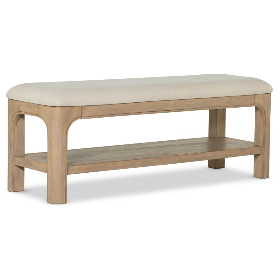 (image for) Solano 52-inch Bedroom Bed End Bench Weathered Mango