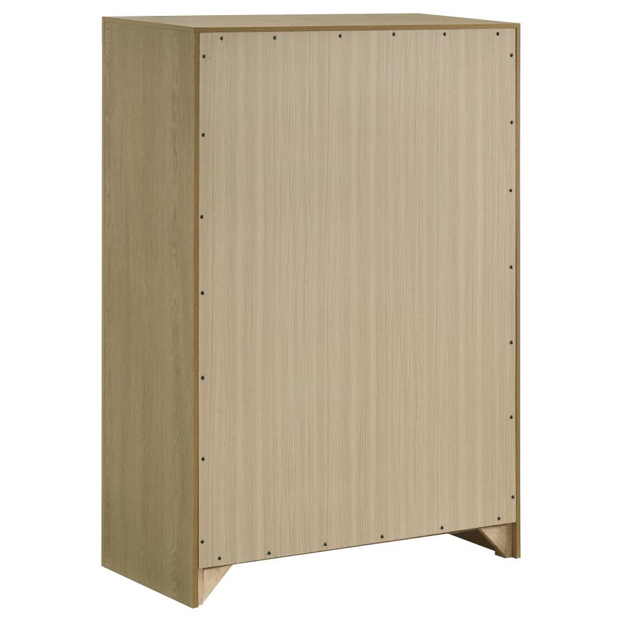 Hendricks 5-piece Queen Bedroom Set Light Oak