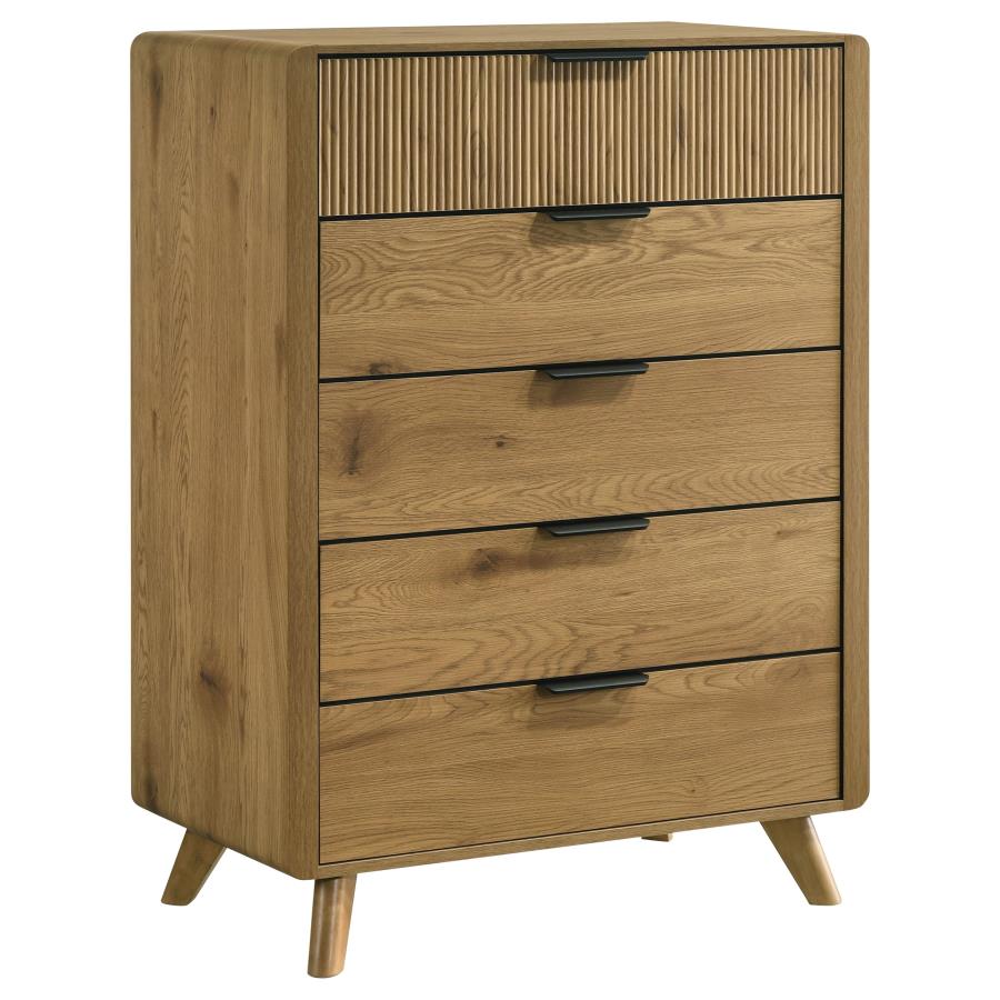 Bennett 5-piece Eastern King Bedroom Set Light Oak