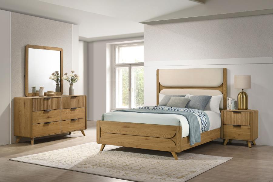 (image for) Bennett 4-piece Queen Bedroom Set Light Oak