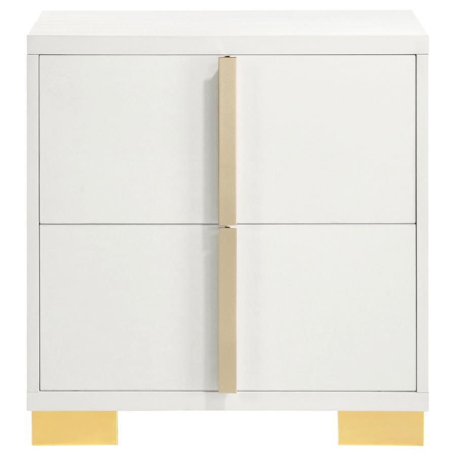 Marceline 2-drawer Nightstand White