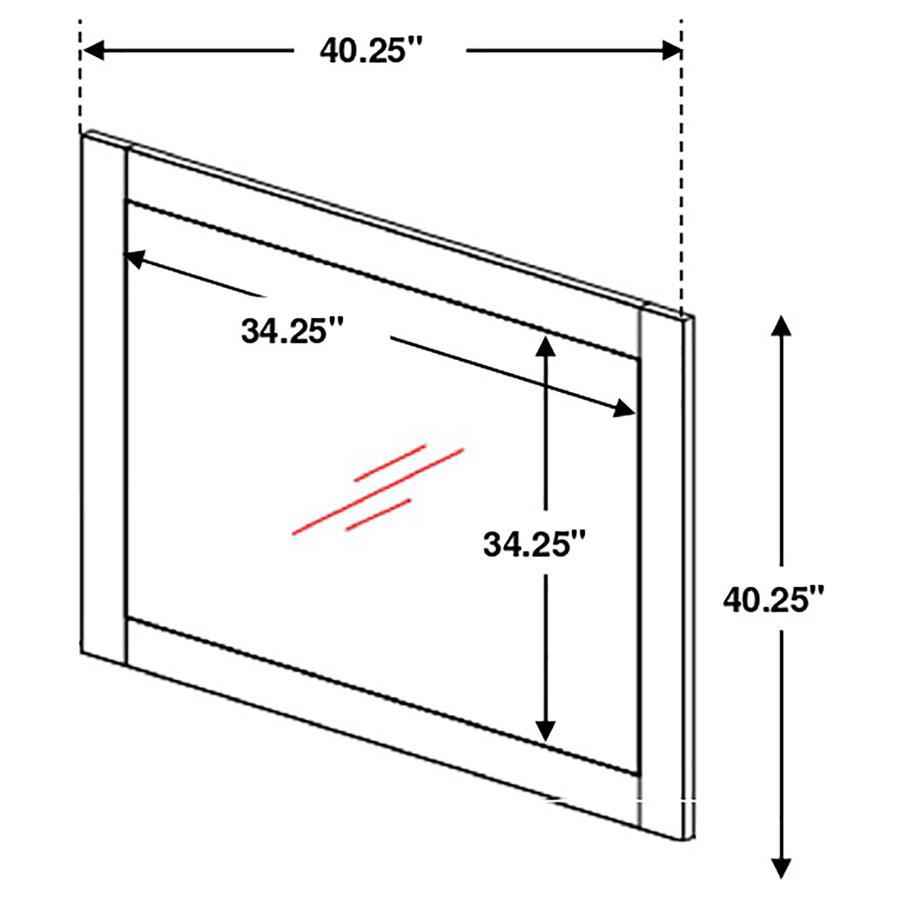 Modal Additional Images for Frederick 4-piece California King Bedroom Set Weathered Oak