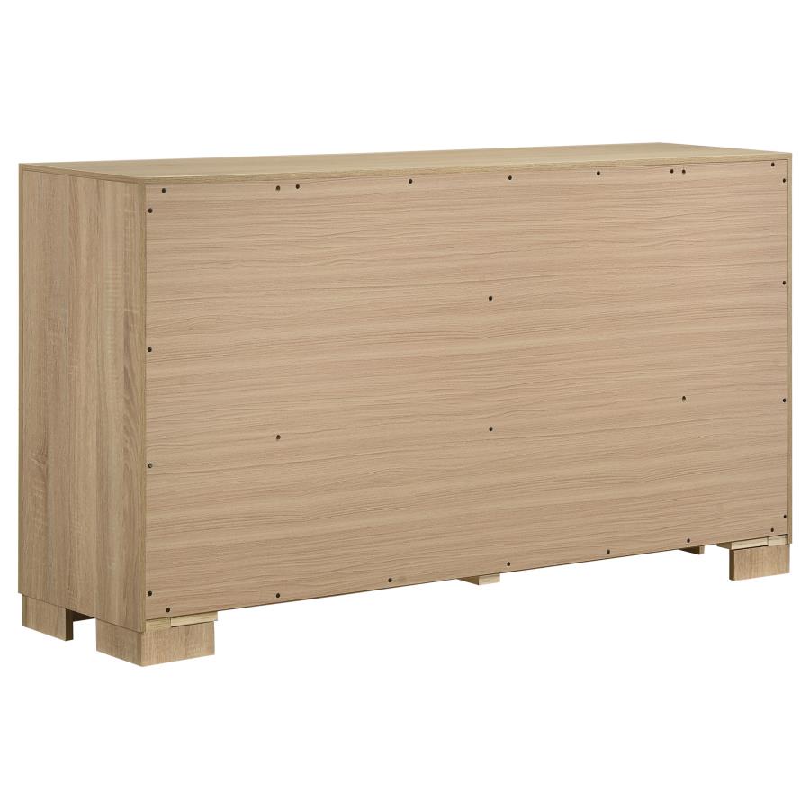 Arielle 5-piece Queen Bedroom Set Light Oak