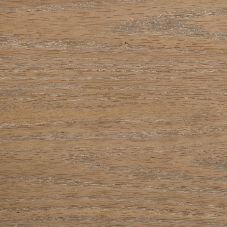 Leanne 5-drawer Sinter Stone Top Chest of Drawers Light Oak