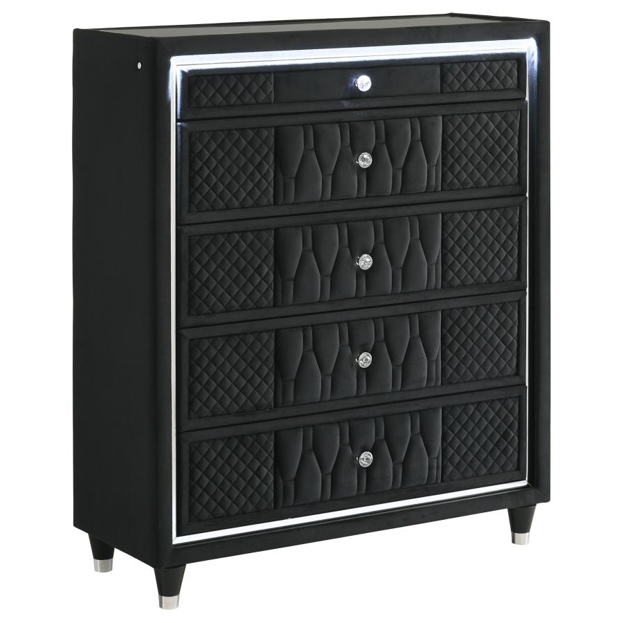 Lorient 5-piece California King Bedroom Set Black