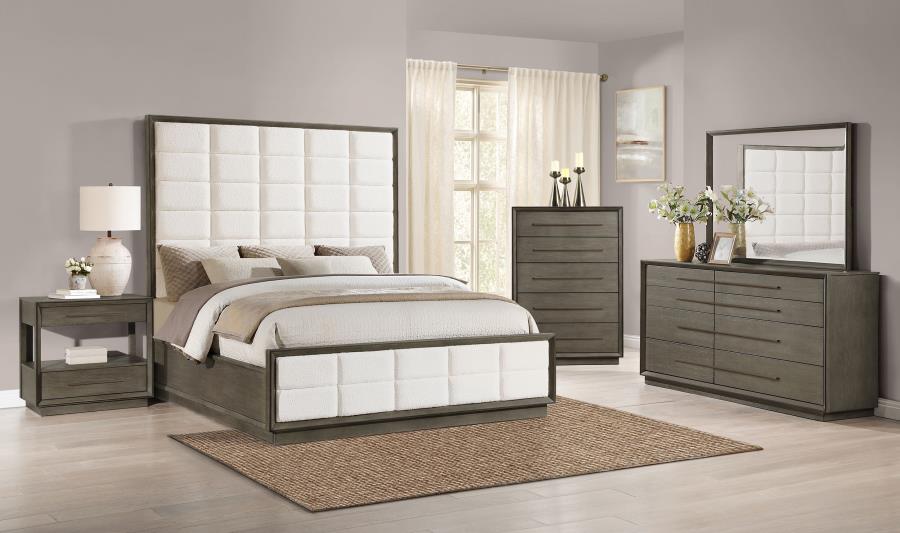 Modal Additional Images for Durango 8-drawer Dresser and Mirror Taupe Oak