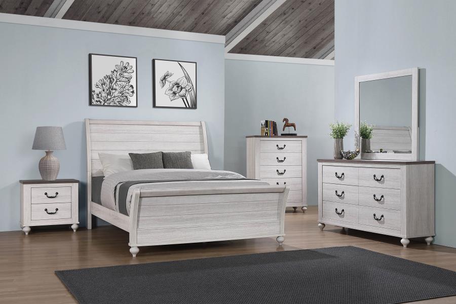 Stillwood 5-piece Eastern King Bedroom Set Vintage Linen (image for) Stillwood 5-piece Eastern King Bedroom Set Vintage Linen